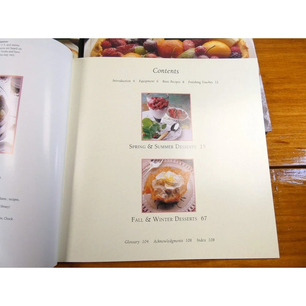 VTG Williams Sonoma Kitchen Library Cookbooks 5 Lot Baking-Desserts Time Life